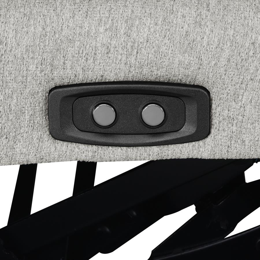 COLLINS 5-PIECE MODULAR POWER RECLINING SECTIONAL GREY