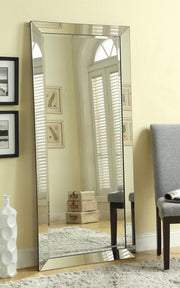BARNETT 30 X 70 INCH FULL LENGTH FLOOR OR WALL MIRROR SILVER