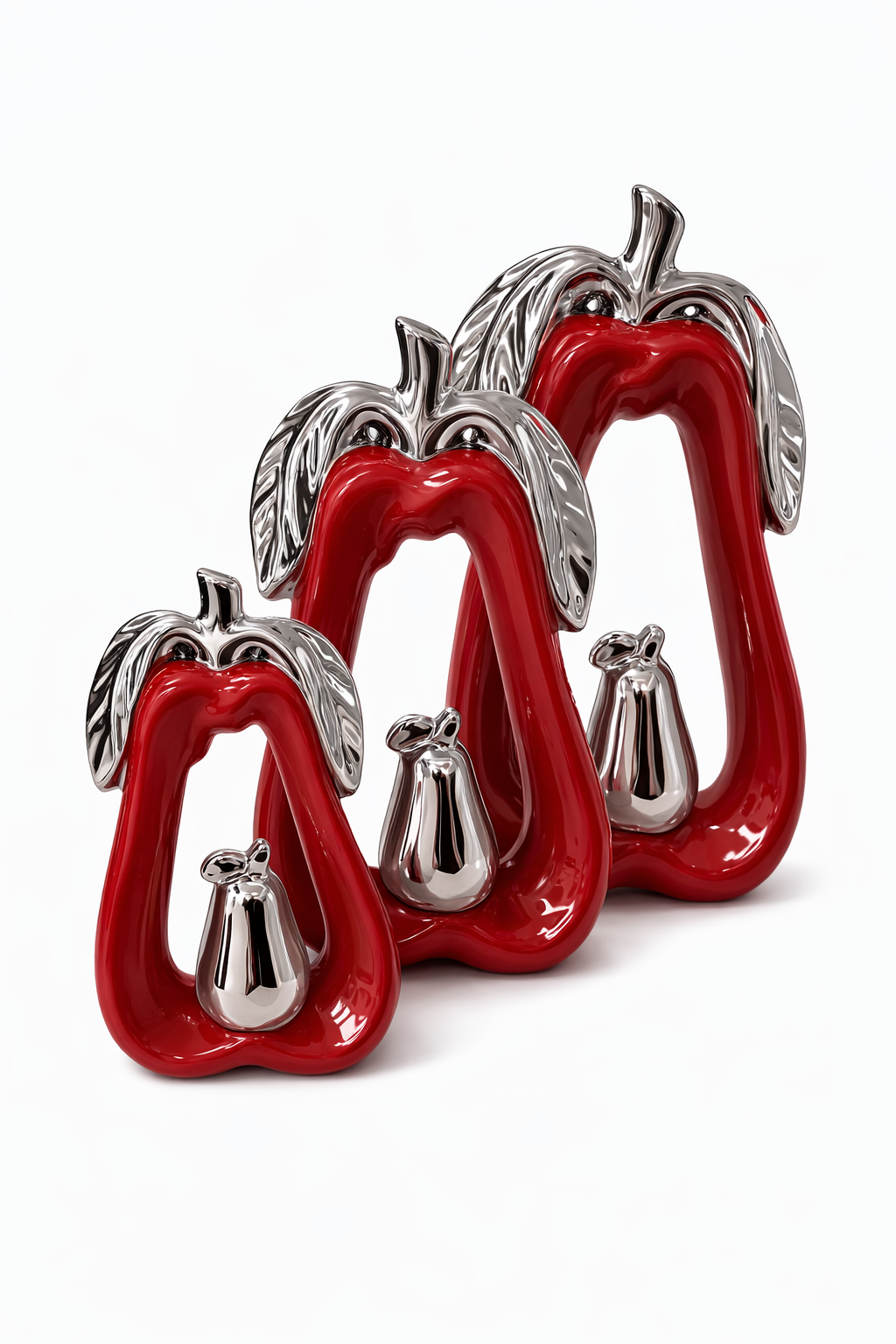 3 PC PEAR SET KITCHEN DECOR