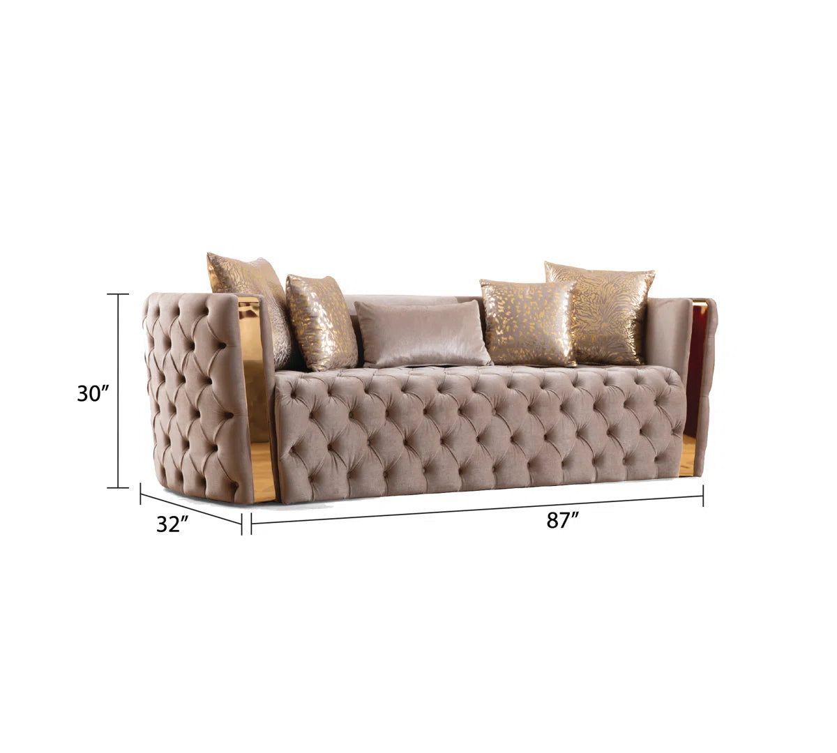 NAOMI LIVING ROOM TAUPE