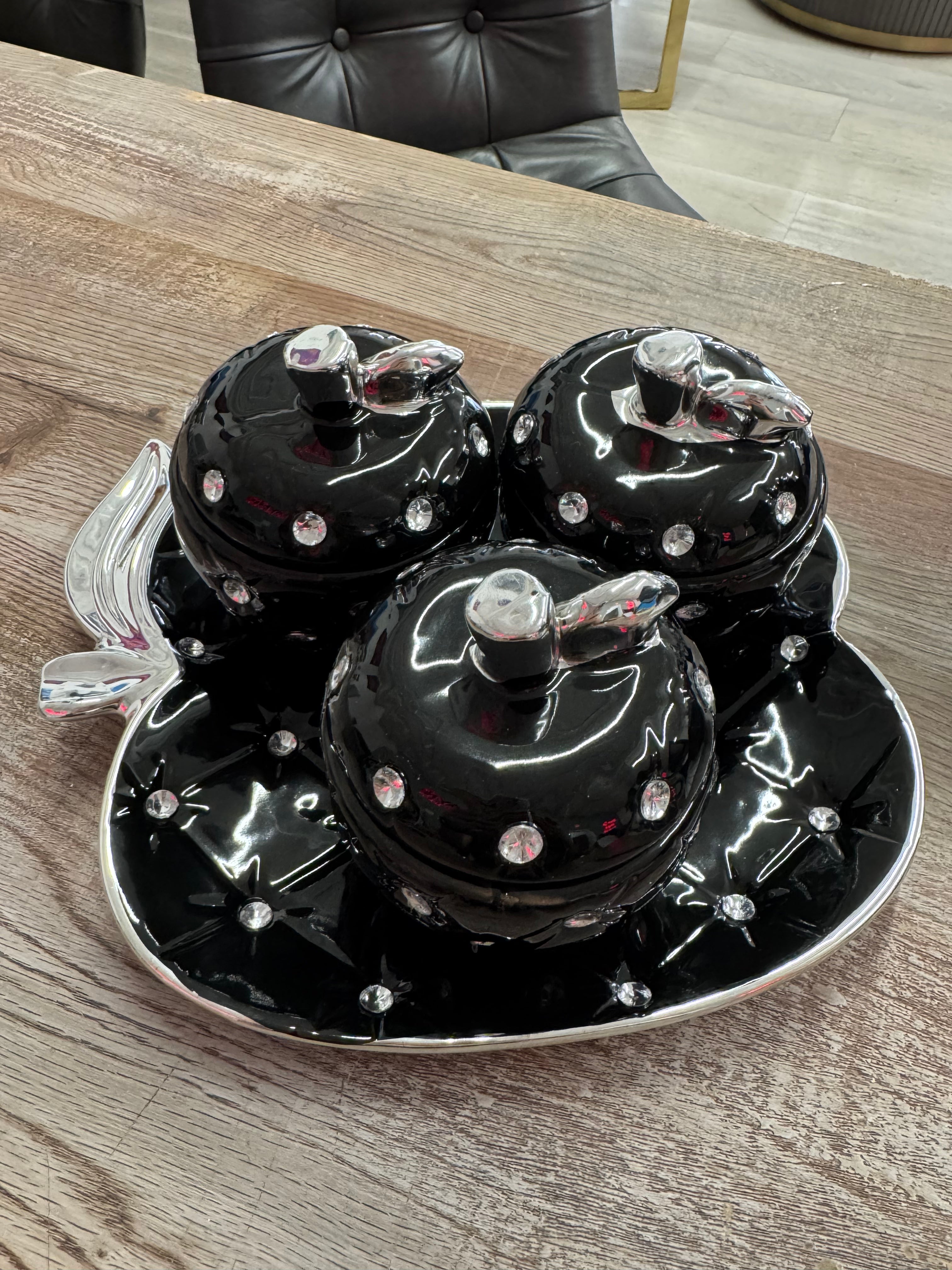 3 PC CANISTER DECOR