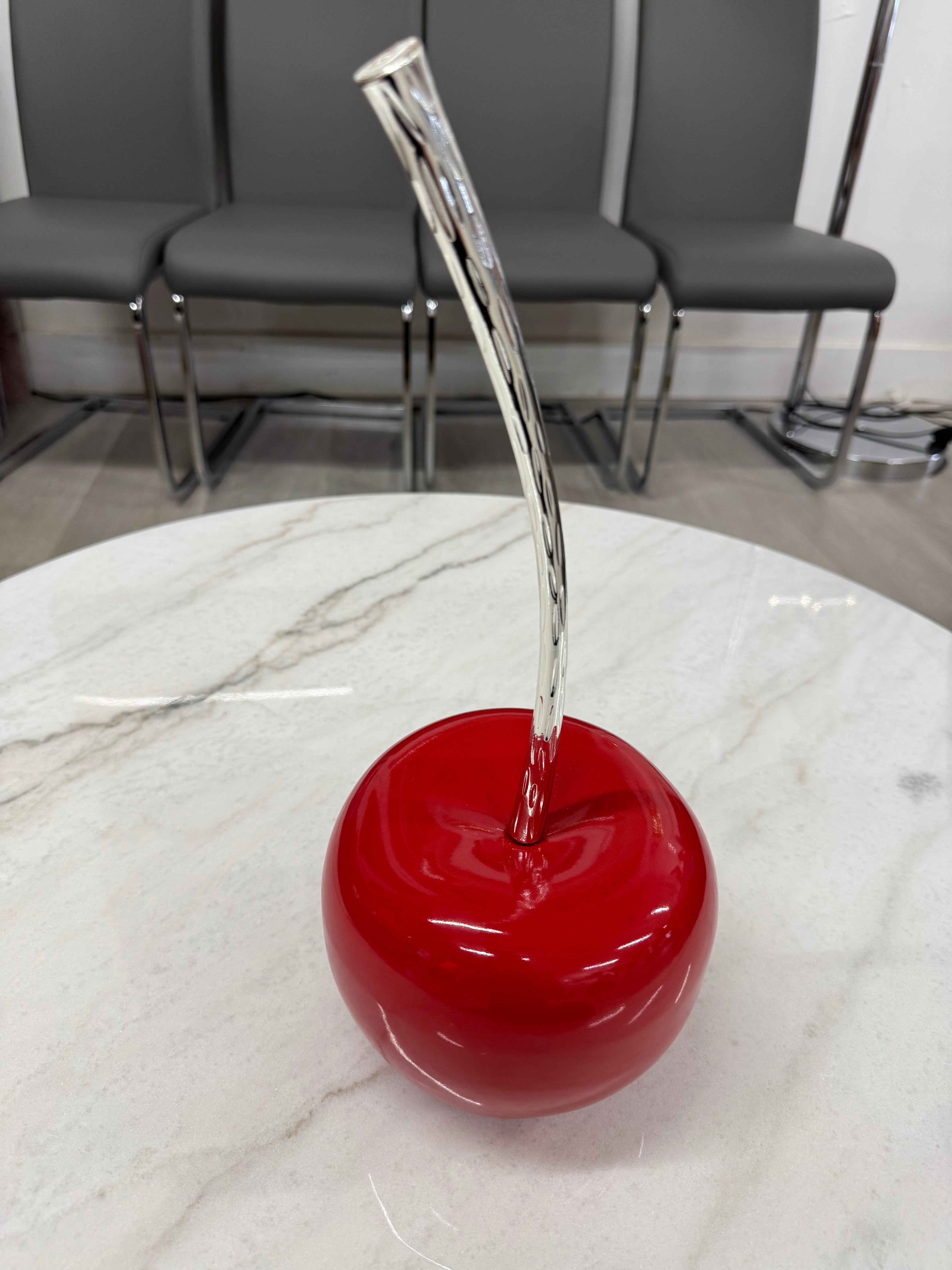 RED CHERRY SCULTURE