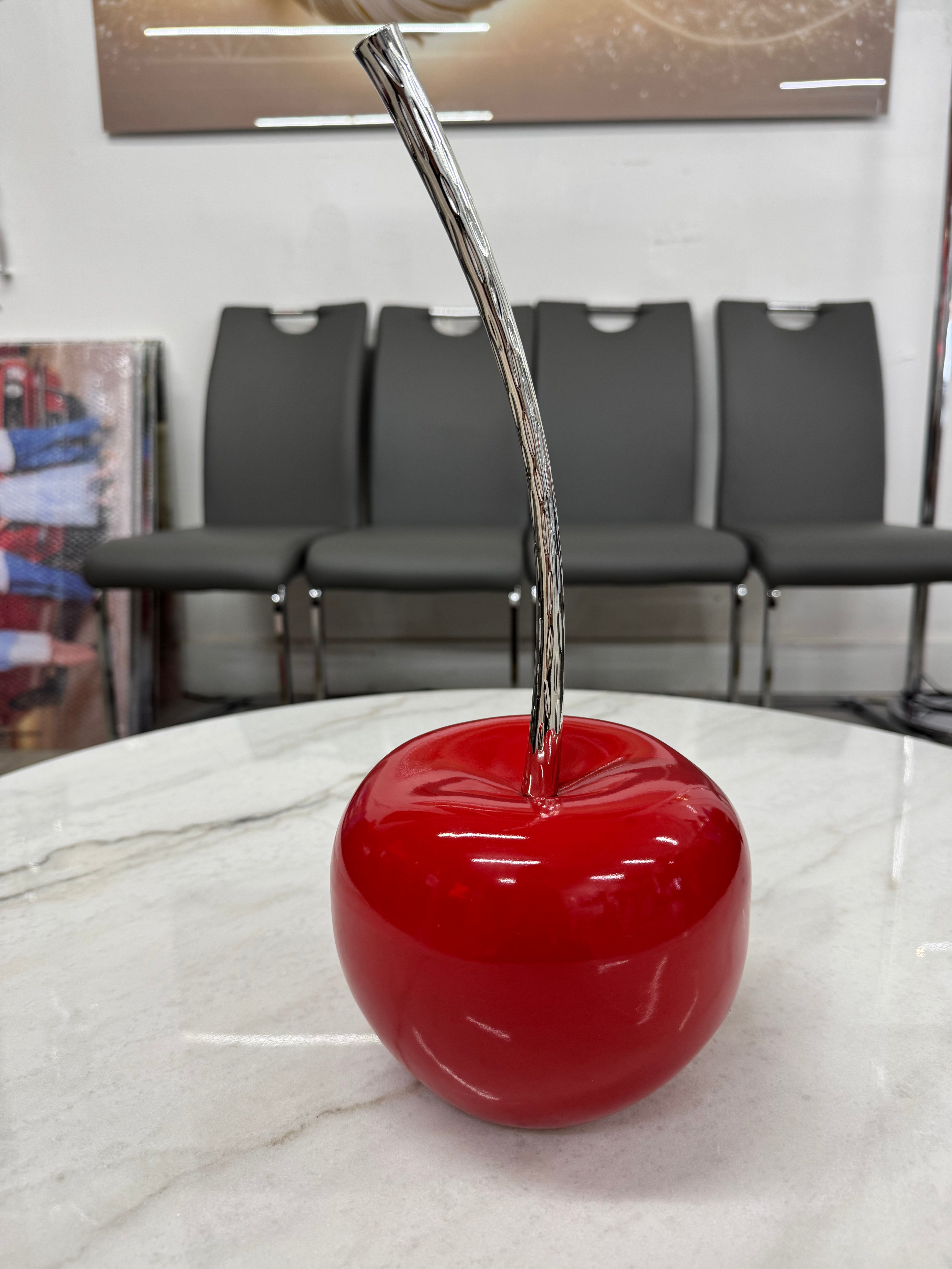 RED CHERRY SCULTURE