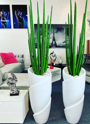SNAKE GRASS SPIRAL VASE