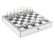MIRROR GLASS CHESS BOARD SET