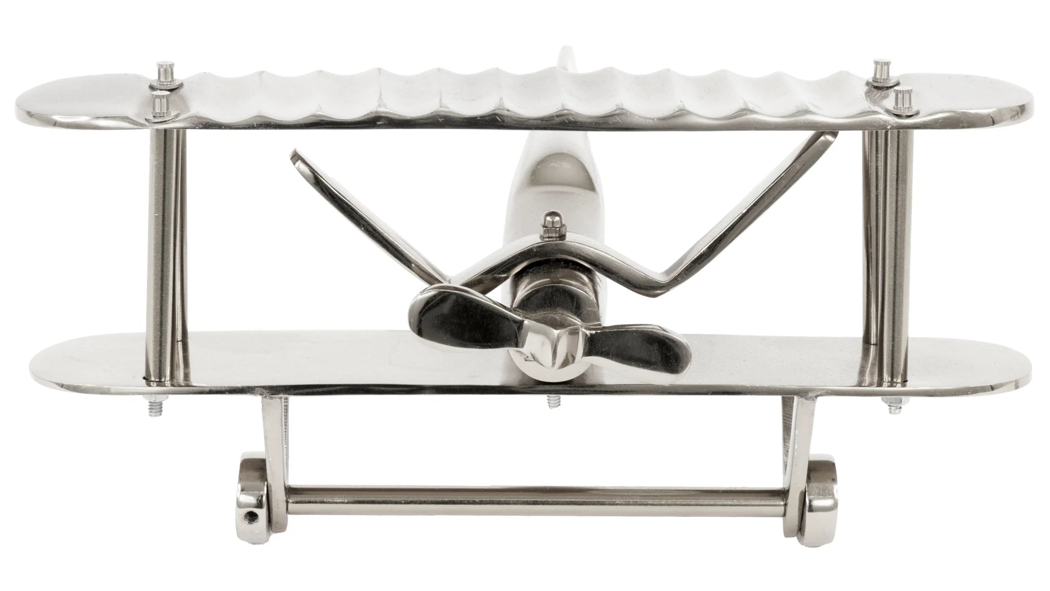 TABLETOP VINTAGE PLANE SCULPTURE.