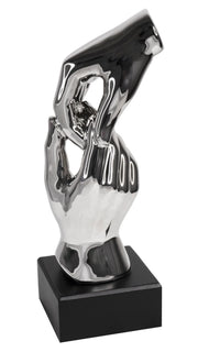 HOLDING HANDS TABLETOP SCULPTURE.