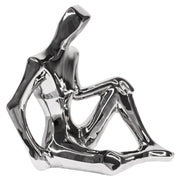 SITTING MAN TABLETOP SCULPTURE