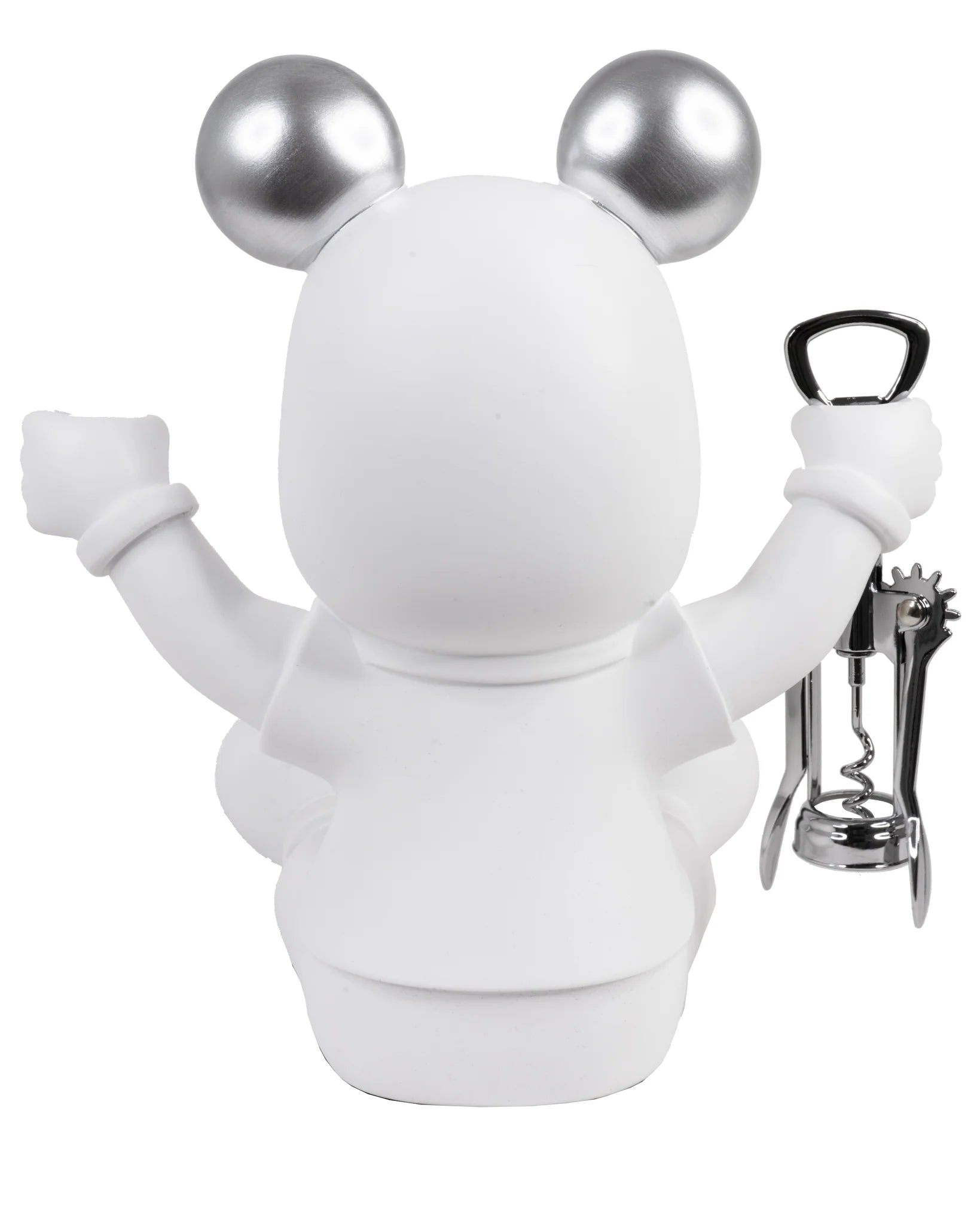 SEATED SCULPTURE W/WINE OPENER