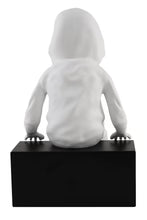 SITTING HOODIE MAN SCULPTURE