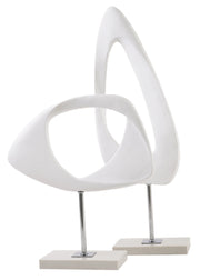 ABSTRACT SCULPTURE ON STAND