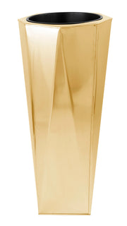 PRISM STAINLESS STEEL FLOOR VASE PLANTER