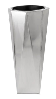 PRISM STAINLESS STEEL FLOOR VASE PLANTER