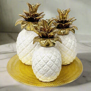 4PC PINEAPPLES WITH TRAY KITCHEN DECOR