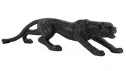 BLACK LEOPARD SCULPTURE
