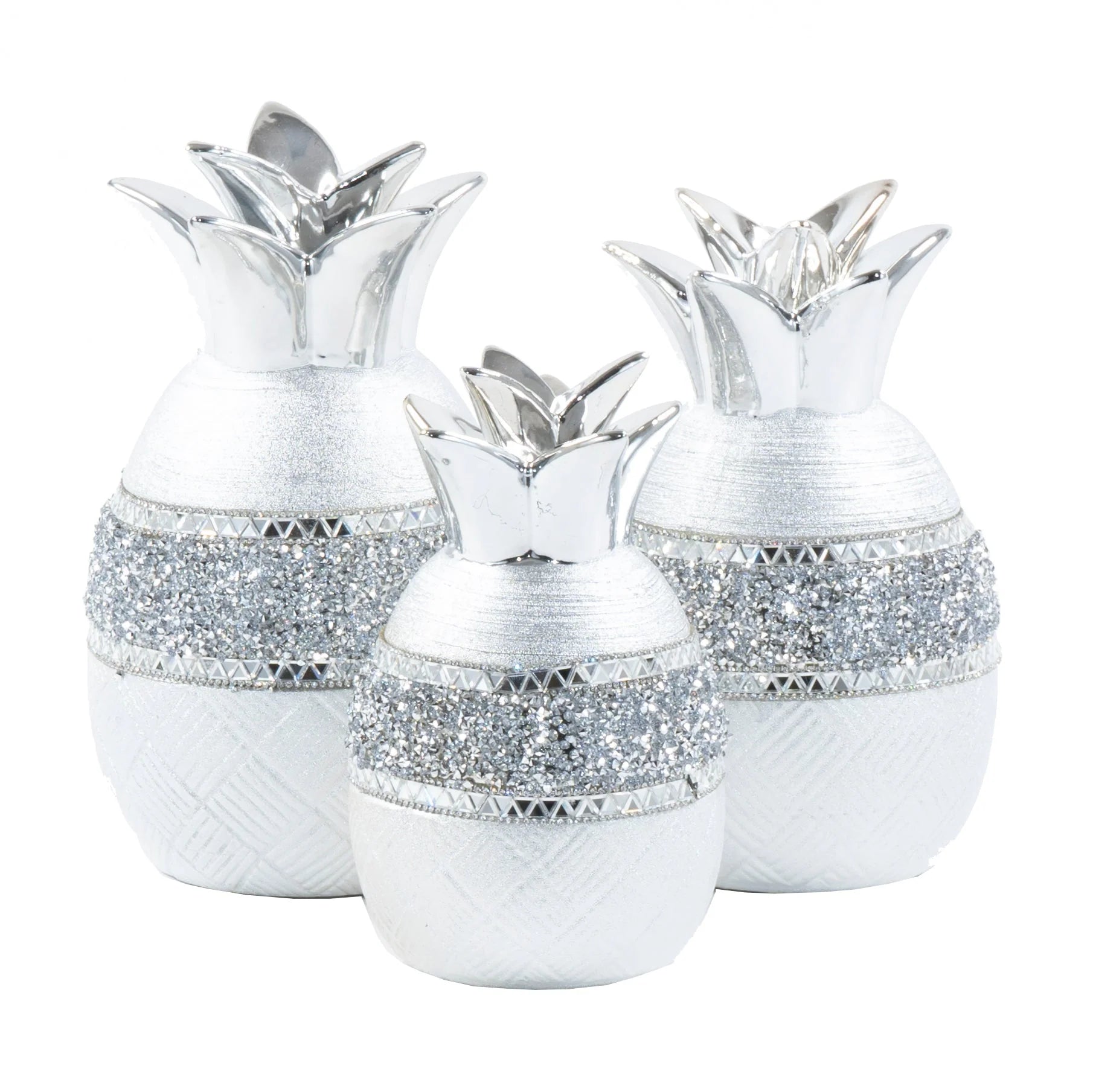 3PC DIAMOND PINEAPPLE SET KITCHEN DECOR
