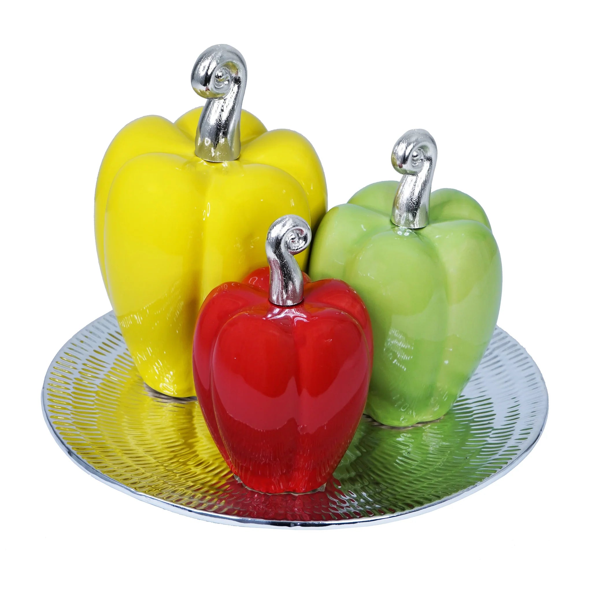 4PC BELL PEPPERS KITCHEN DECOR