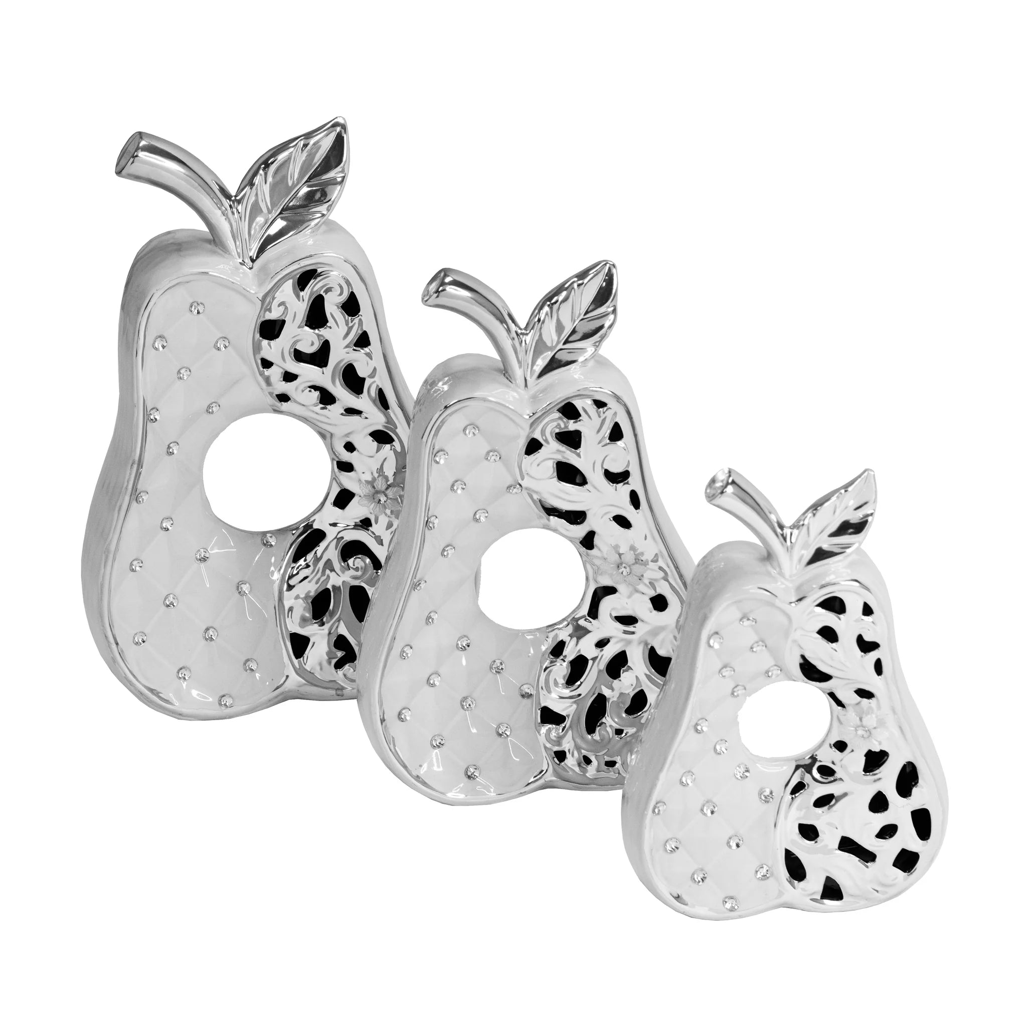 3PC PEAR SET KITCHEN DECOR