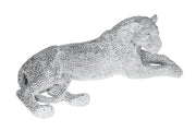 LYING LEOPARD SCULPTURE