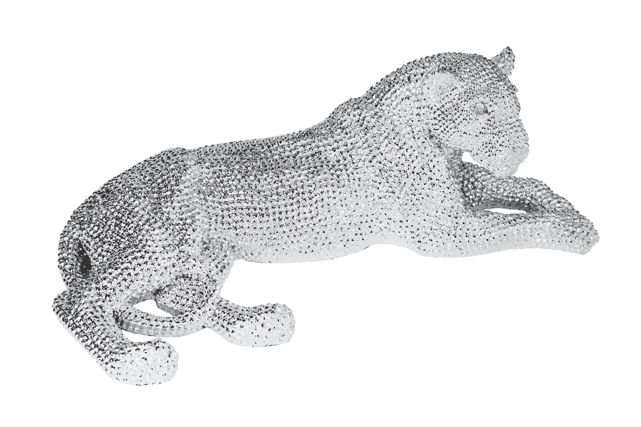 LYING LEOPARD SCULPTURE