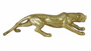 GOLD LEOPARD SCULPTURE