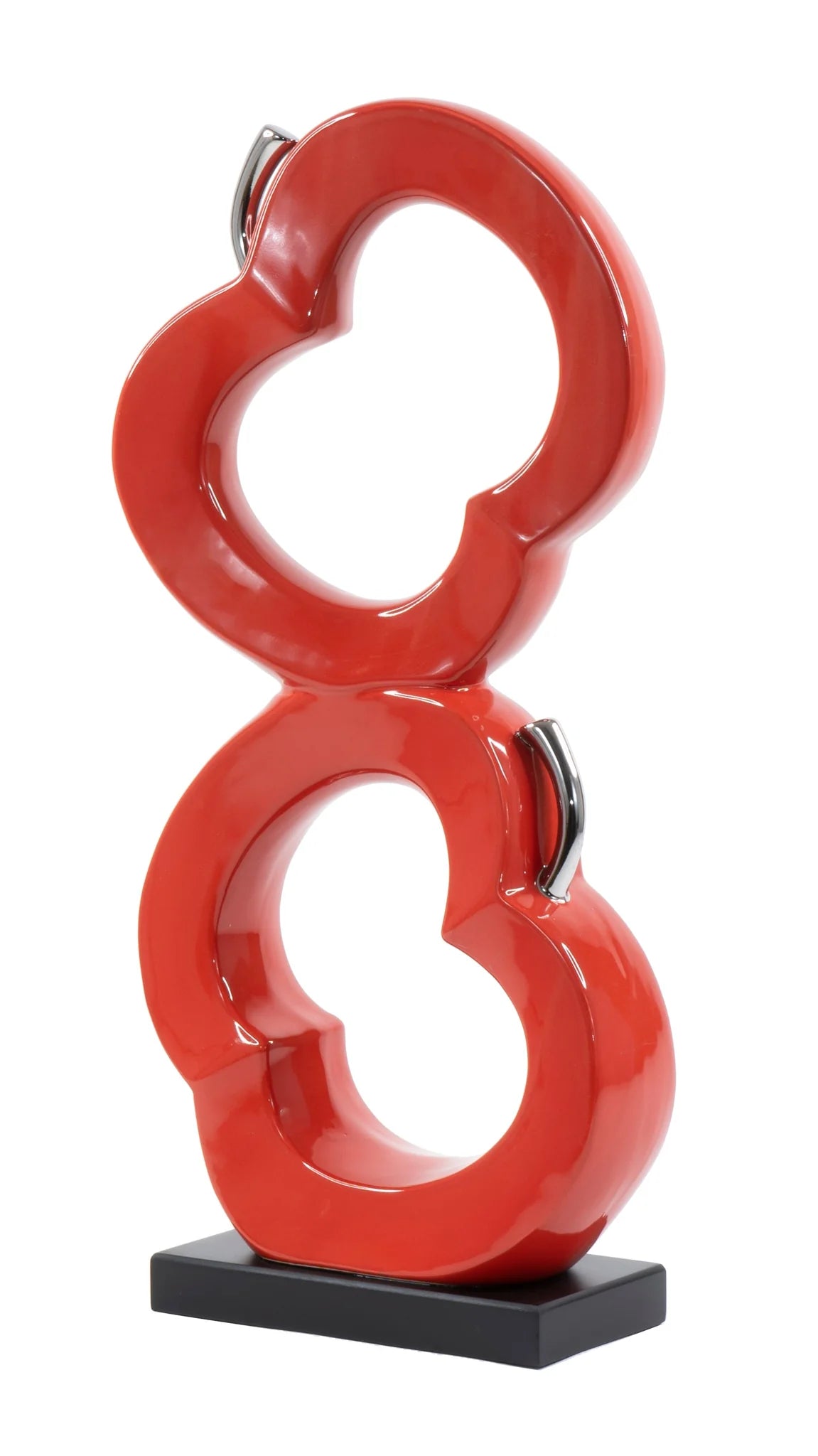 TWO APPLES SCULPTURE KITCHEN DECOR