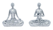 2PC WOMEN MEDITATING SCULPTURE AB