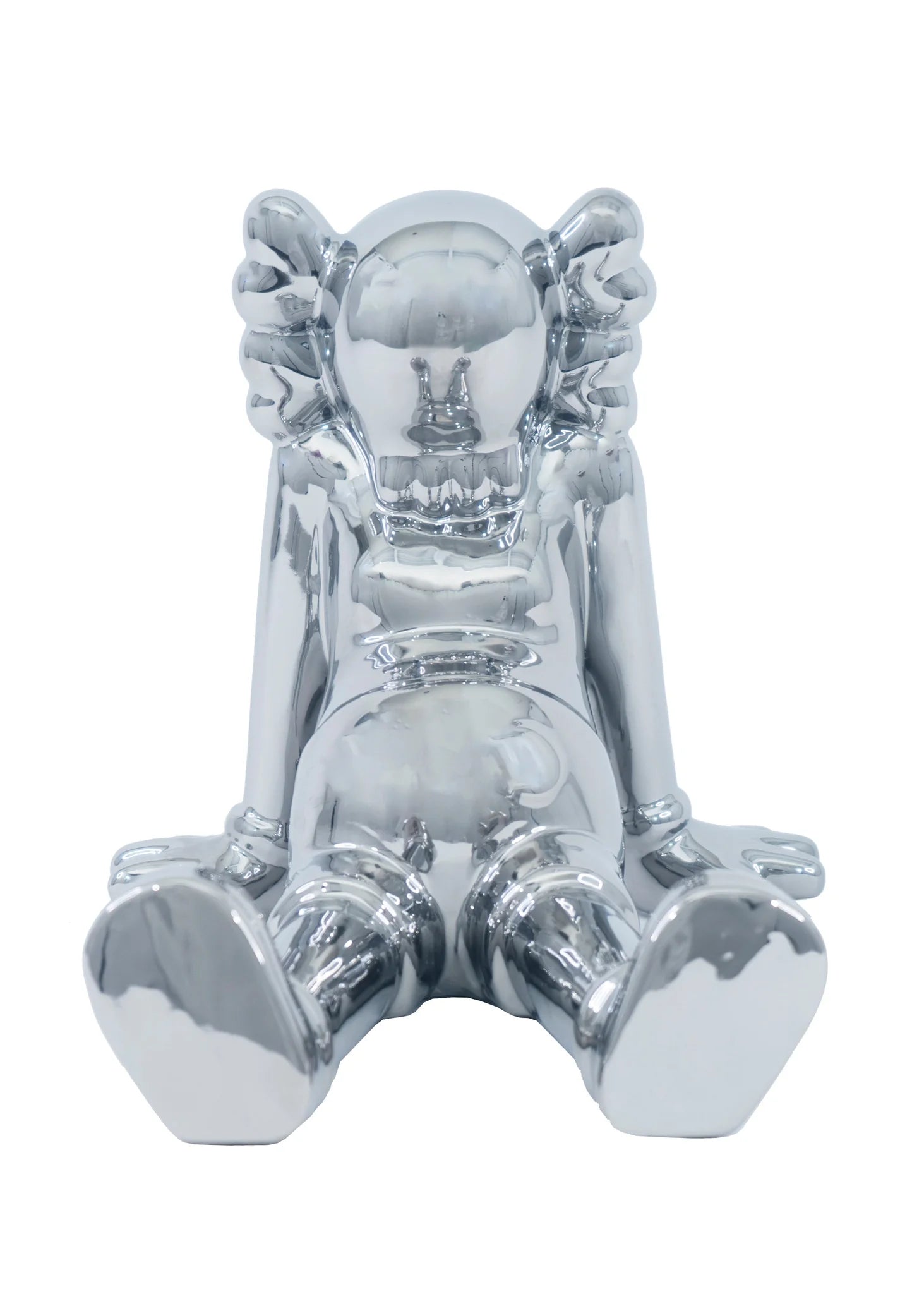 SITTING CLOWN CERAMIC SCULPTURE