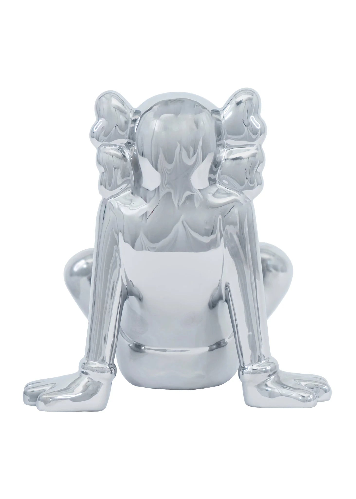 SITTING CLOWN CERAMIC SCULPTURE