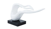 ABSTRACT SCULPTURE W/ MARBLE BASE.