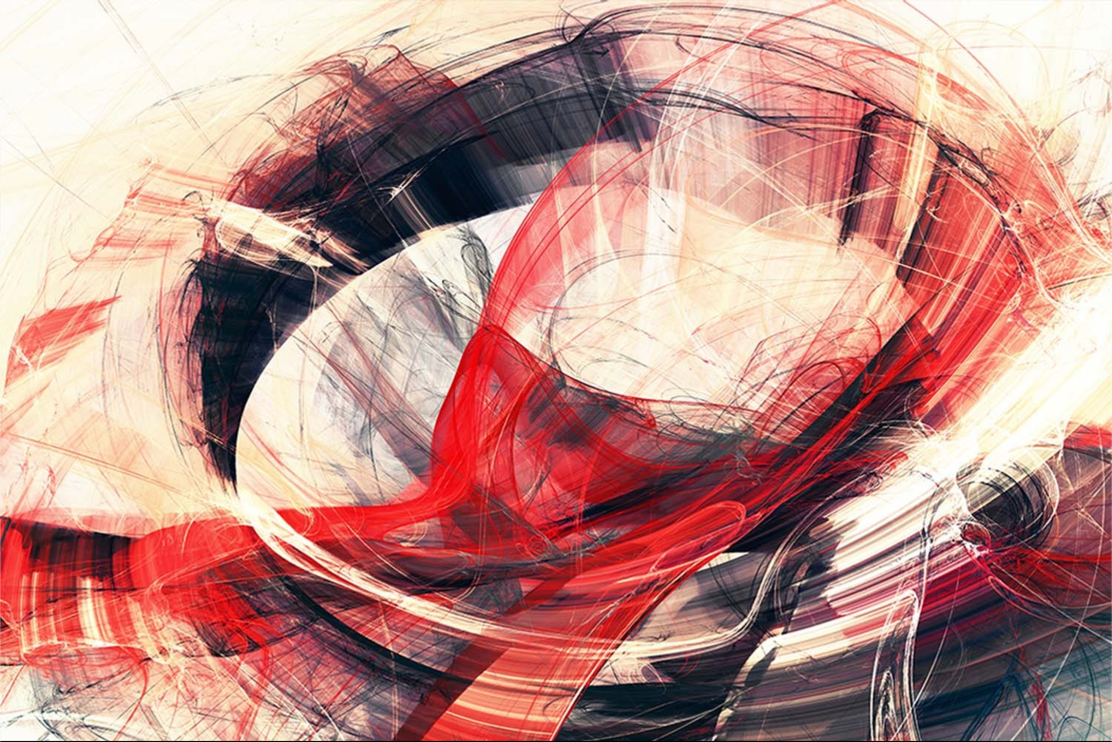 ABSTRACT RED
