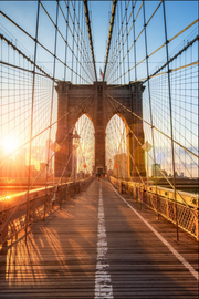 BROOKLYN BRIDGE SUNSET