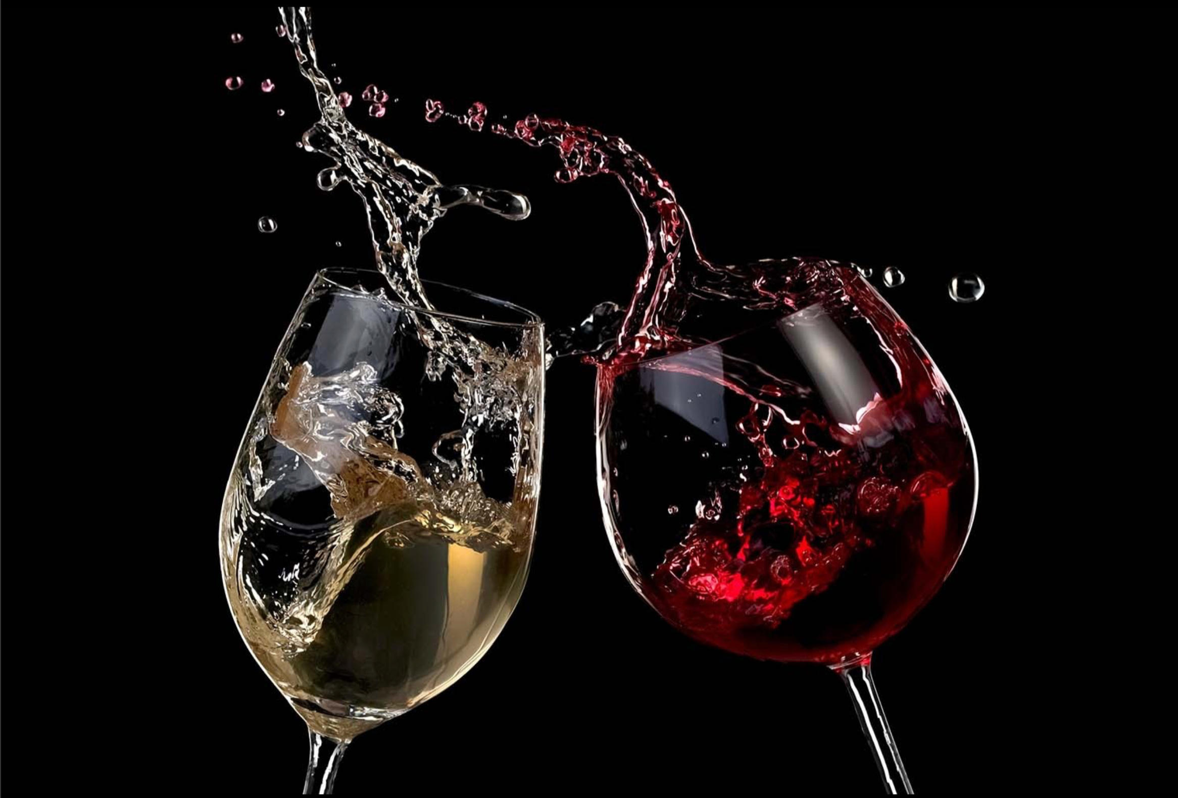 WINE GLASSES IN BLACK