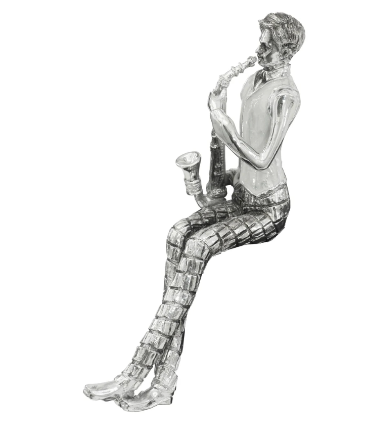SITTING MUSICIAN FIGURINES SET