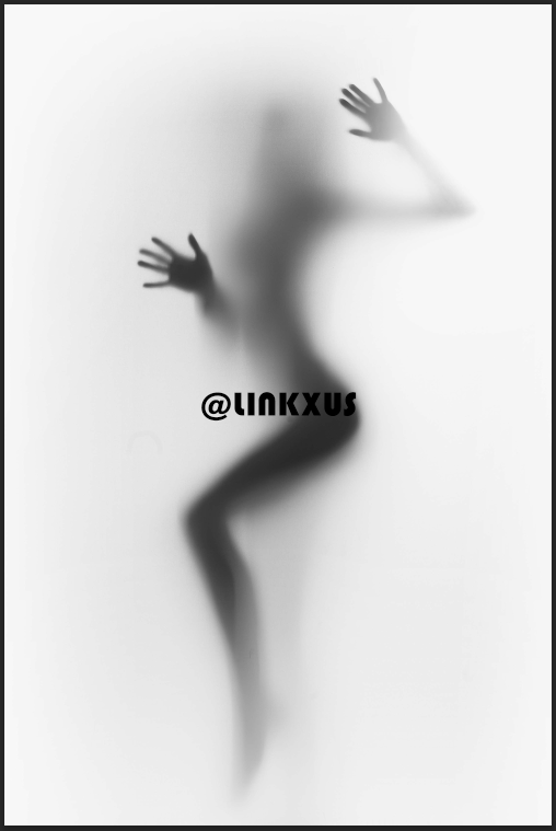 Woman Silhouette White and Black
