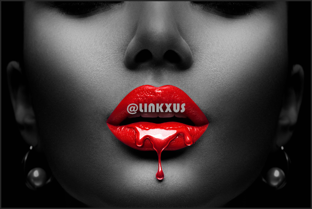 RED LIPSTICK DRIPPING