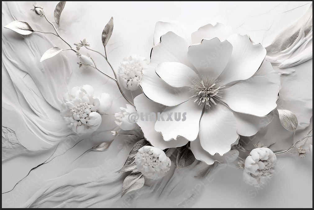 MODERN WHITE FLOWER