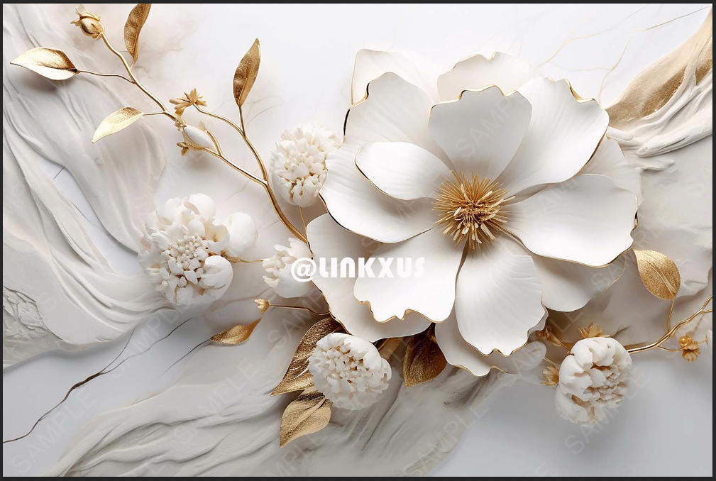 MODERN WHITE FLOWER