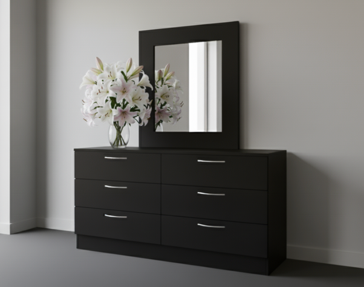 ALLEGRO BLACK BEDROOM SET