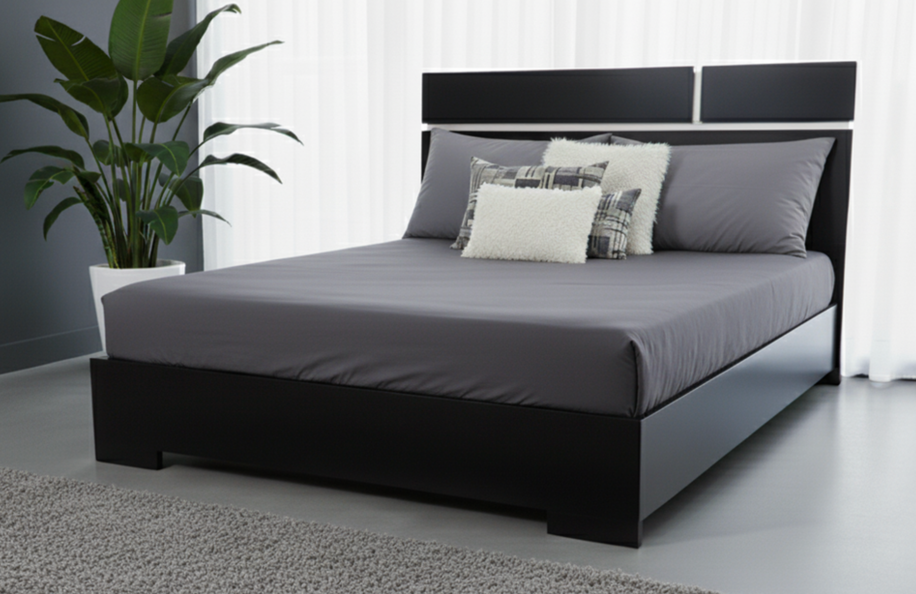 METRO BLACK BEDROOM SET