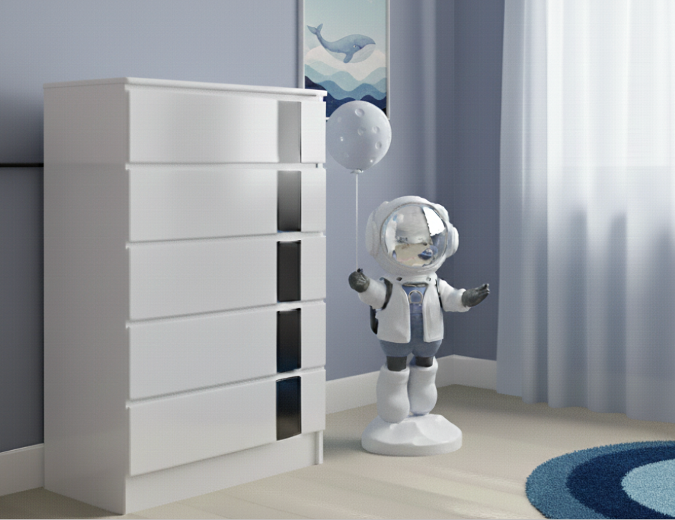 METRO WHITE BEDROOM SET