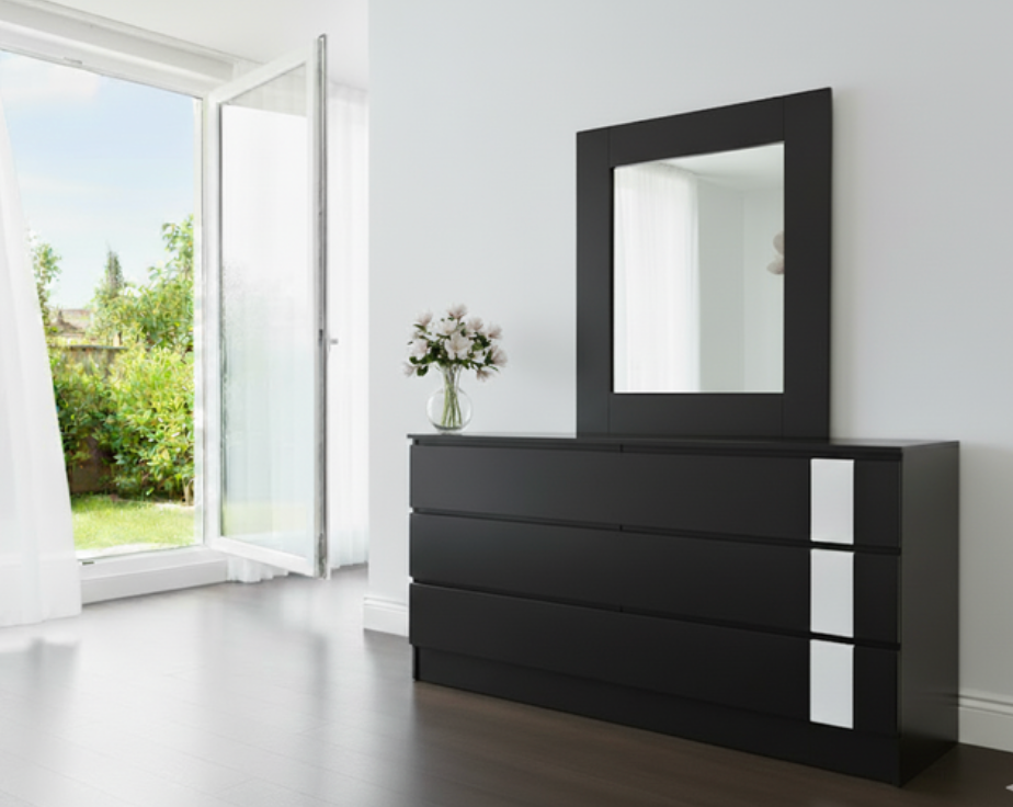 METRO BLACK BEDROOM SET