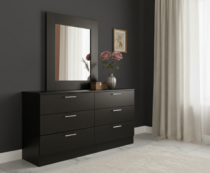 TOKYO BLACK BEDROOM SET