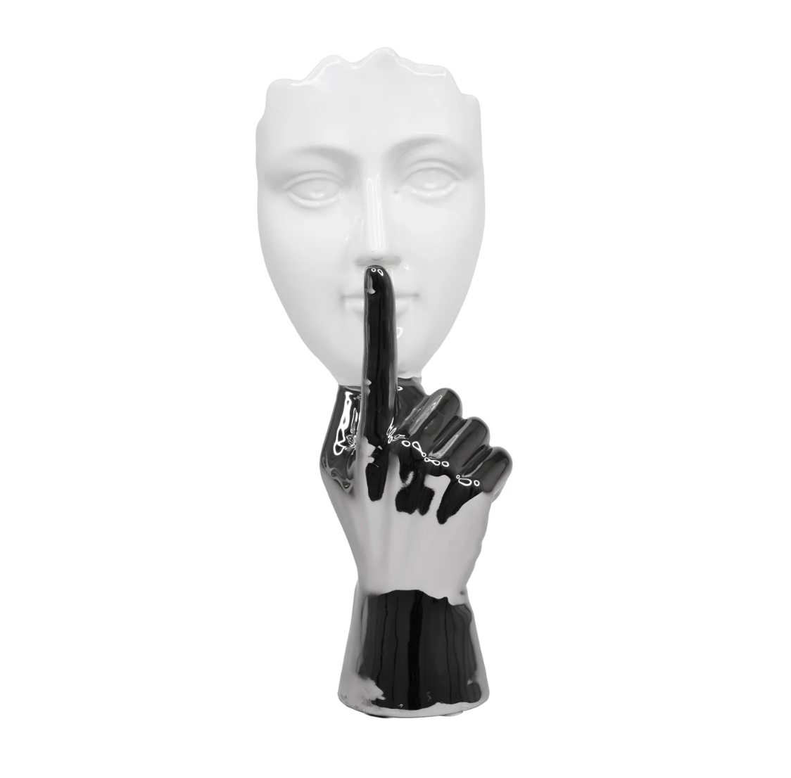 Silent Abstract Face Sculpture