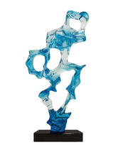 BLUE FLUID SCULPTURE