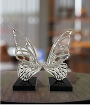 BUTTERFLY WINGS SCULPTURE // CHROME