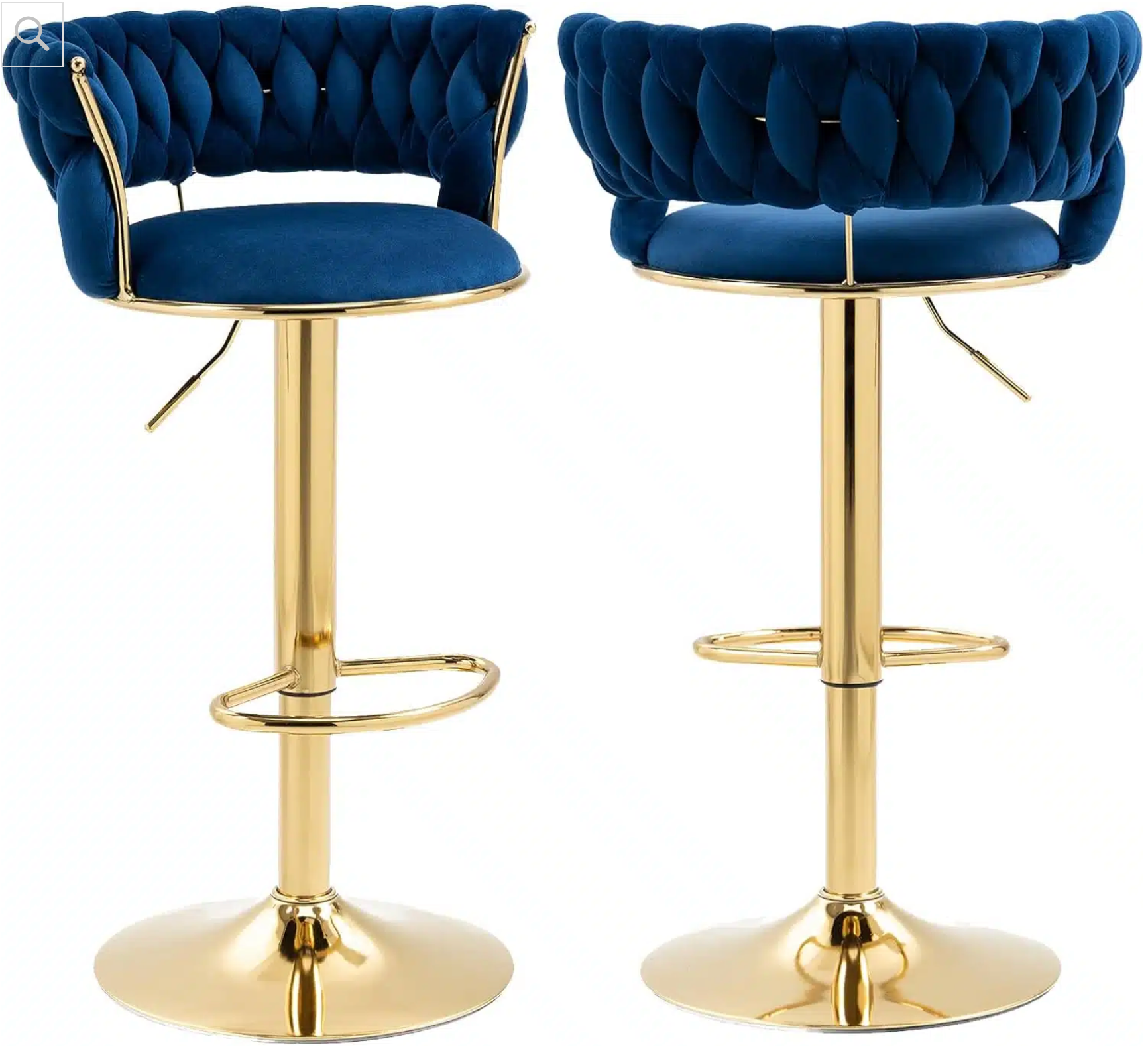 ROYAL BLUE BAR STOOL
