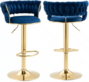 ROYAL BLUE BAR STOOL