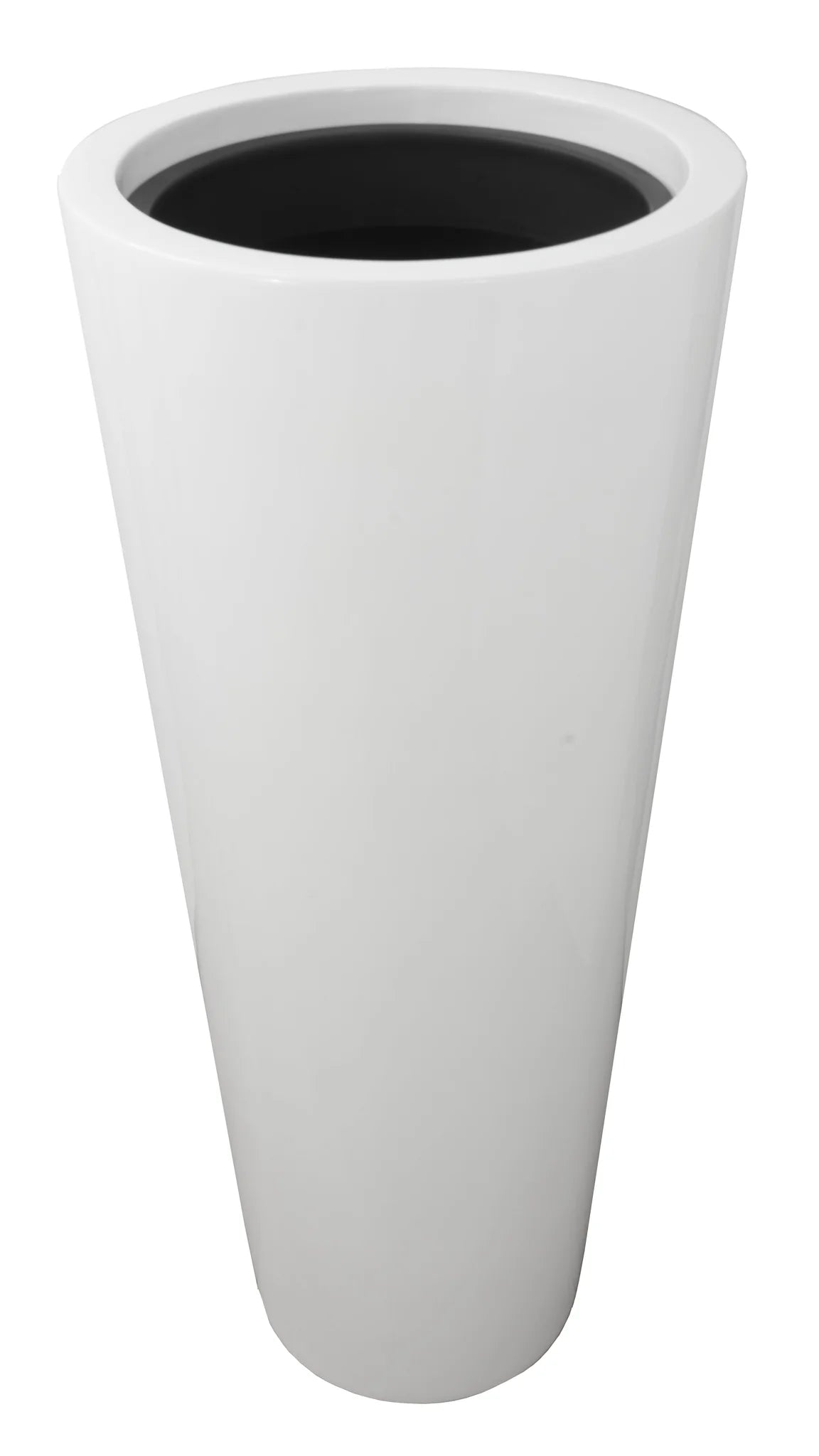 CONE TAPERED FLOOR VASE PLANTER