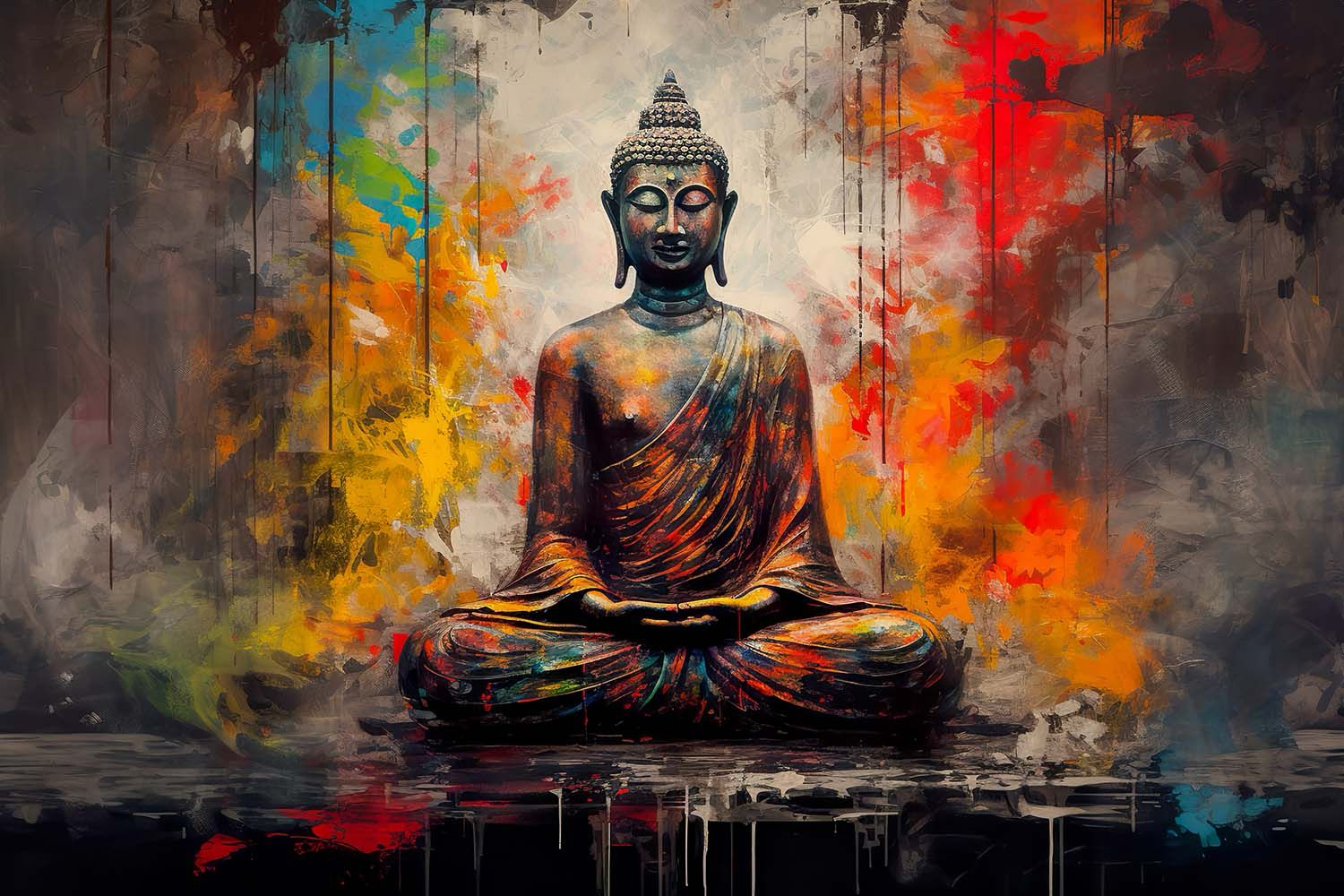 COLORFUL BUDDHA